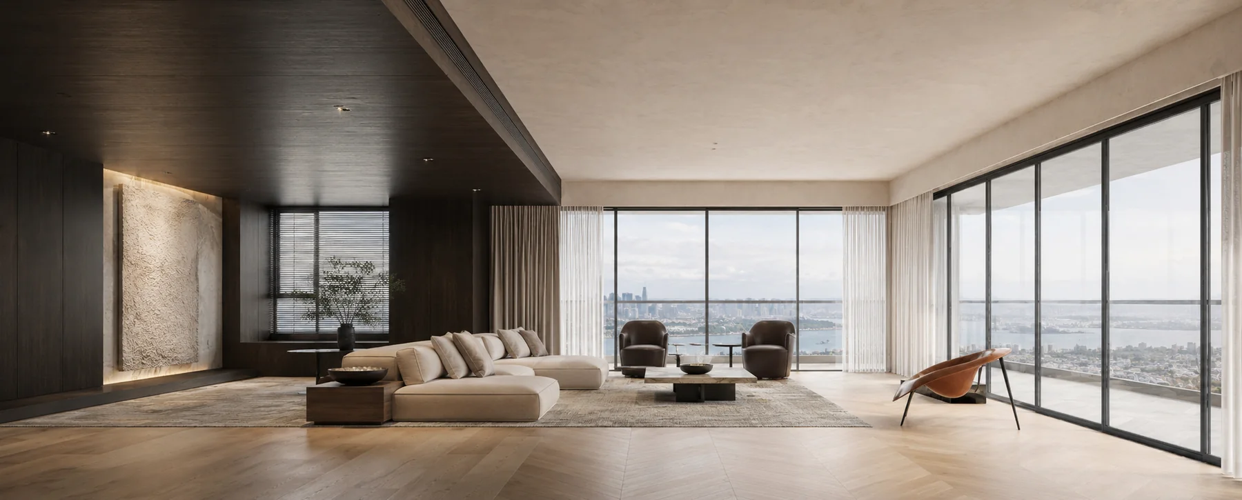 Auckland Art Collector’s Penthouse — Interior Visualisation